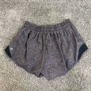 lululemon athletica Women's Heathered Gray Athletic Shorts